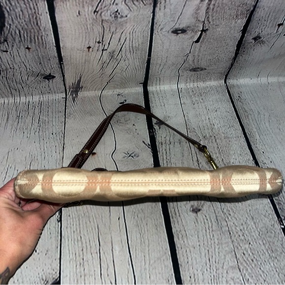 Vintage Y2K Coach Madison Op Art Signature Small Hobo Shoulder Bag - Picture 8 of 17